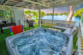 Ventur Harbor -Games, Hot-Tub w Lights & Firepit!